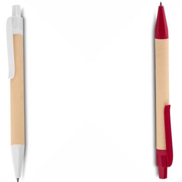 Imagem de Caneta Esferográfica Retrátil com Touch Screen, Azul, Corpo Plástico Cilíndrico, Grip Emborrachado, Ponta Fina 0.7mm, para Escrita em Papel, Moderna (Branco e Vermelho,)