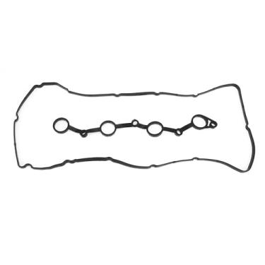 Imagem de Motoforti Junta da tampa da válvula, junta de vedação da válvula da cabeça do cilindro, para Hyundai Sonata 2006-2008, borracha, nº 2244125002, preta, junta da tampa do balancim