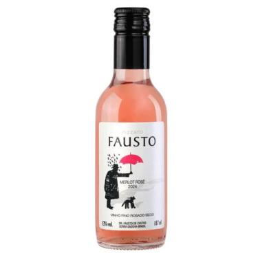 Imagem de Vinho fausto merlot rose 187ml