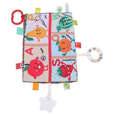 Imagem de aqxreight Etiquetas para Bebês Cobertor de Segurança Multifuncional para Bebês Cobertor Sensorial Calmante Com Mordedor Em Formato de Estrela do Mar Toalha Calmante para Insetos Estimula o Visual do