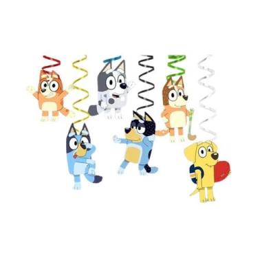 Imagem de Suprimentos Para Festa De Aniversário Bluey Tema De Cão De Desenho Ani