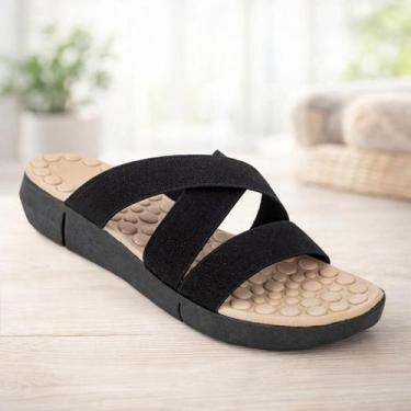 Imagem de Sandália Ortopédica Feminina Alívio Imediato Para Esporão e Fascite Pl