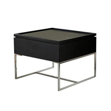 Imagem de Mesa de centro mesa de centro de elevação quadridirecional multifuncional mesa de centro pequeno apartamento sala de estar mesa de quarto de madeira cerejeira (A)