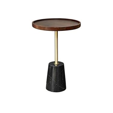 Imagem de Mesa de centro pequena mesa de centro redonda sofá mesa lateral quarto cabeceira mesa pequena sala de estar móveis mesa de quarto