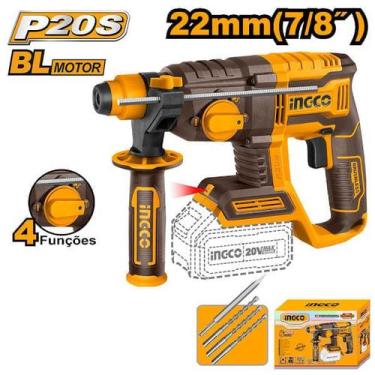 Imagem de Martelete Combinado INGCO BL Bateria 20V P20S