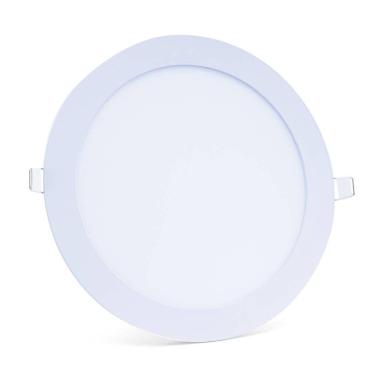 Imagem de Plafon Led Slim 18w Redondo Embutir 6500k Branco Frio Bivolt - Unidade