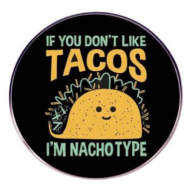 Imagem de Alfinetes de broche Funny Taco Cartoon Mexican Food Alloy 3x3cm - yiwe