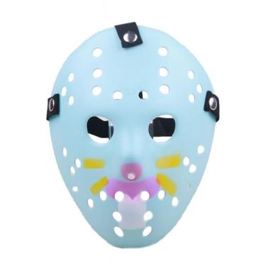 Imagem de Máscara de cosplay Jason, fantasia de Halloween, adereços, festa no al