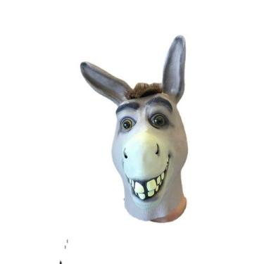 Imagem de Máscara de cosplay Shreks Donkeys, Halloween, Carnaval, Páscoa, látex 