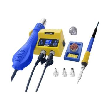 Imagem de Estação De Solda Digital 2 Em 1 Com Display LED Colorido, Ferro De Sol
