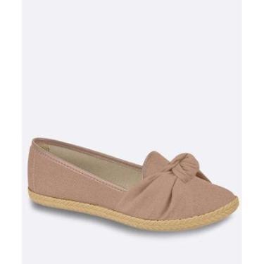 Imagem de Sapatilha Feminina Alpargata Drapeada Moleca - 10042009368-Feminino