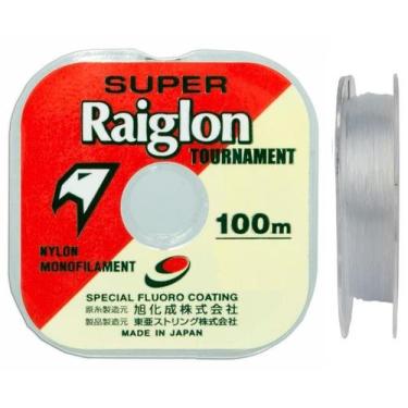 Imagem de Linha Monofilamento Super Raiglon 0,810mm 95lbs/43,72kg - 100 Metros, 