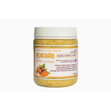 Imagem de Esfoliante facial e corporal - Açafrão - restaura a pele e equilibra s