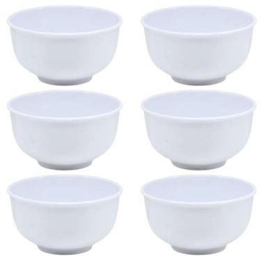 Imagem de 6 Tigelas Bowl Em Melamina Açai Pote Sobremesas 460ml - Fx