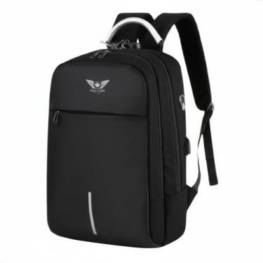 Imagem de Mochila Executiva Falcon Chicago - Preta