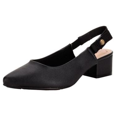 Imagem de Sapato feminino salto grosso modare 7340132, Preto, 36