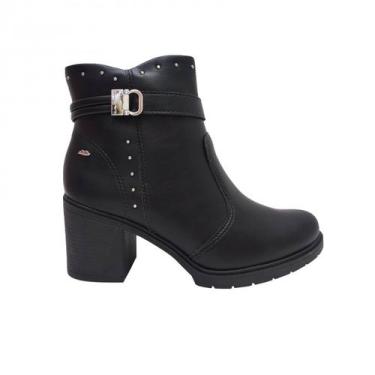 Imagem de Bota Cano Curto Estiloso Feminina Dakota Da761, Preto, 36