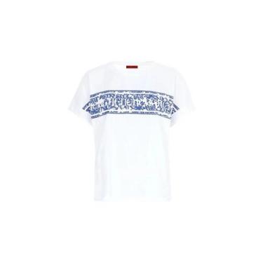 Imagem de Camiseta Feminina Básica de Algodão - Gola Redonda, Manga Curta e Esta