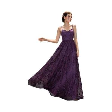Imagem de Vestido De Festa Elegante Com Decote V, Costas Nuas, Alças Halter E Bo