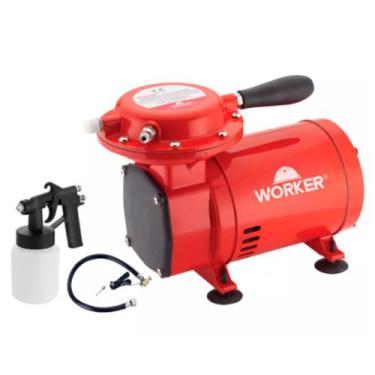 Imagem de Compressor de Ar Direto com Kit de Pintura 250W 1750 Rpm Biv Worker, 1
