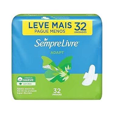Imagem de Absorvente sempre livre adapt suave com abas c/32