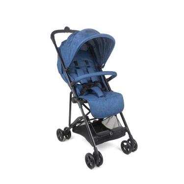 Imagem de Carrinho Bebê Passeio Compacto Dobrável Viagem Airplane Azul Baby Style