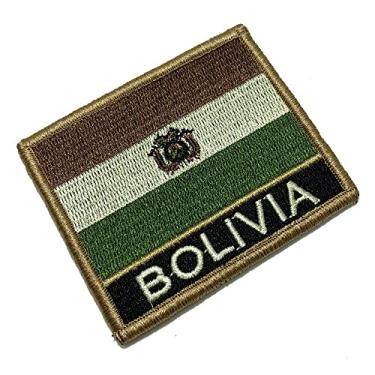 Imagem de BP0029NV03 Bandeira Bolívia Bordado Fecho Contato