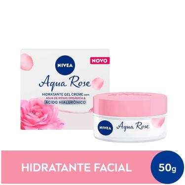 Imagem de Creme Hidratante Facial em Gel Nivea Aqua Rose com 50ml 50ml