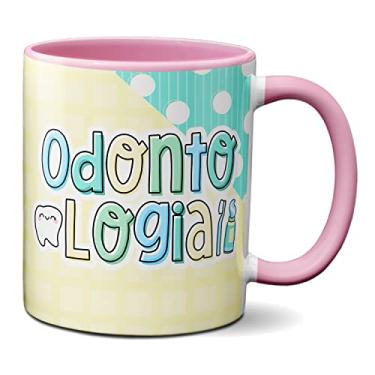 Imagem de Caneca Dentista Profissional Odontologia Profissão Dente (Rosa)