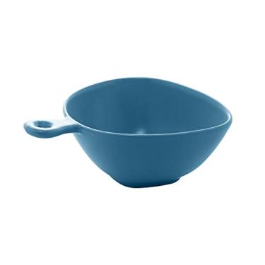 Imagem de Conjunto 4 Bowls de Porcelana Nórdica Azul 14cm x 12cm x 6cm - Wolff