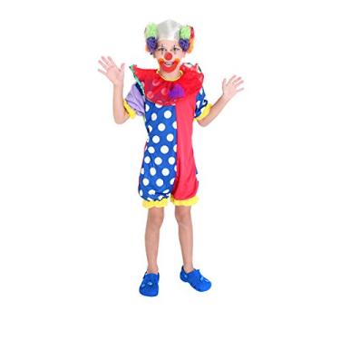Imagem de Sulamericana Fantasias Palhaço Infantil, G 10/12 Anos, Multicor