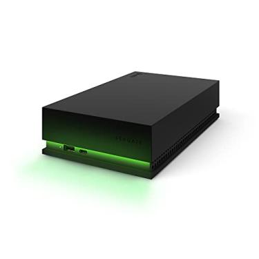 Imagem de Seagate Game Drive Hub 8TB Desktop de disco rígido externo HDD-USB 3.2 Gen 1, portas USB-C e USB-A duplo, certificado Xbox, com iluminação LED verde Xbox e serviços de resgate de 3 anos (STKW8000400)