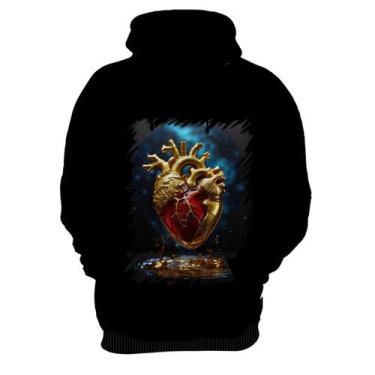 Imagem de Blusa De Frio Coração De Ouro Líquido Gold Heart 9 - Kasubeck Store