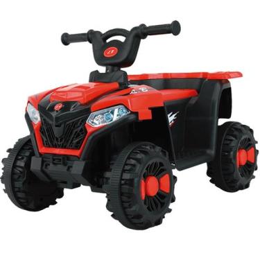 Imagem de Quadriciclo Eletrico Infantil Zippy Toys ATV Super 6V Vermelho