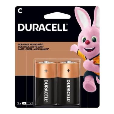 Imagem de Pilha Alcalina Duracell C Pacote 2u, C