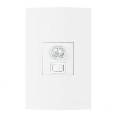 Imagem de Kit Sensor De Presença Parede Embutir Com Interruptor Branco - Margiri