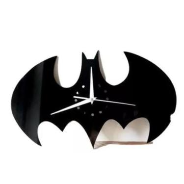 Imagem de Relógio Acrílico Batman Morcego Sala Casa Escritório Quarto - AGV Cria
