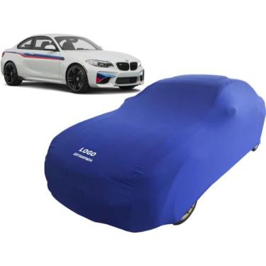 Imagem de Capa Automotiva Para Bmw M2 Tecido Helanca Lycra - Mz, Azul