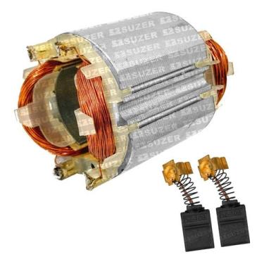 Imagem de Bobina + E. Carvão Martelete Rotativo Makita Hr2450 127v - SUZER, HR24