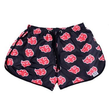 Imagem de Short Tactel Feminino Naruto Curto Sexy Praia Estampado TAMANHO M 