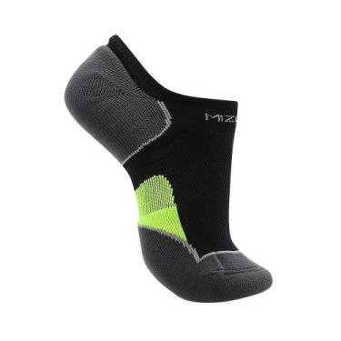 Imagem de Meia Mizuno Performance Invisível Tam. 33-38, Preto, 33-38