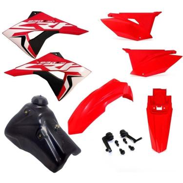 Imagem de Kit Plástico Biker Next Crf 230 2007 P/ 2020 Adesivos e Tanque