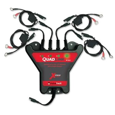 Imagem de PulseTech QUADLINK - Charge 4 Batteries at Once. Keep Batteries Charged at All Times Using Your existing Charger or Ours, Four Channels from One Charger (XC-QL4)