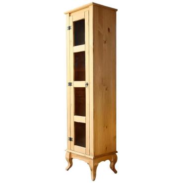 Imagem de  Cristaleira Torre Luis XV Madeira Maciça Shop JM