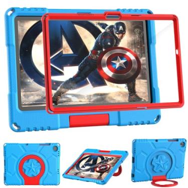 Imagem de Patamiyar Capa infantil para Samsung Galaxy Tab A9+/A9 Plus 11 polegadas 2023 com protetor de tela, capa à prova de choque para Galaxy Tab A9 Plus com suporte para tablet Samsung A9 Plus