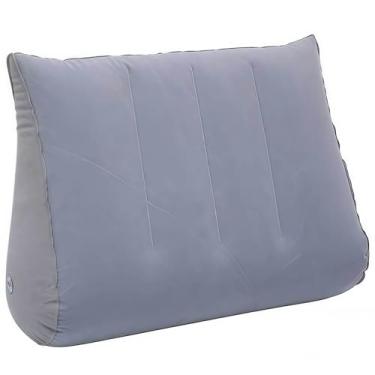 Imagem de Almofada inflável portátil de cunha – Posicionadores corporais, almofada de cunha leve para dormir, pernas, uso na cama, viagens, acampamento, esvaziamento rápido