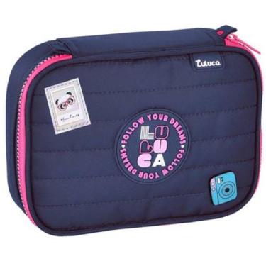 Imagem de Estojo Box 100 Pens em Nylon OFICIAL LULUCA LU24640 - CLIO, AZUL