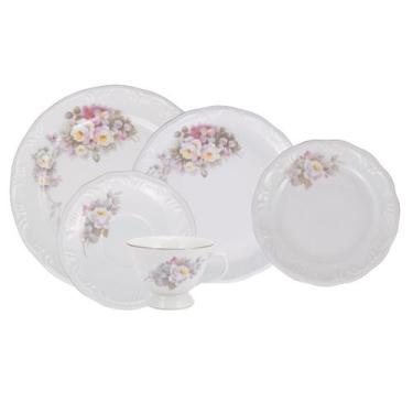 Imagem de Aparelho de Jantar e Chá Porcelana Schmidt 30 Peças - Dec. Vitoria 039