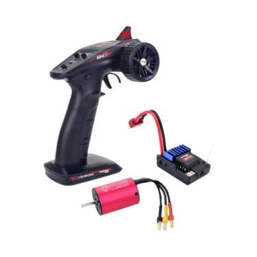 Imagem de Transmissor De Carro RC 2.4G À Prova d'Água Com Receptor E Conjunto Co