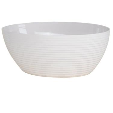 Imagem de Travessa Oval Branca Com Friso Le Chef 33,5X23,5X12,5Cm